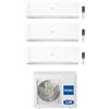 Haier EXPERT R32 Climatizzatore a parete trial split inverter Wi-Fi bianco - unità esterna 7 kW unità interne 7000+9000+12000 BTU