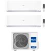 Haier EXPERT R32 Climatizzatore a parete dual split inverter Wi-Fi bianco - unità esterna 5 kW unità interne 9000+12000 BTU