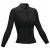 PRS Maglia Tecnica Donna Trekking e Outdoor con Zip, Felpa Fitness, Abbigliamento Trekking Donna, Maglietta Sportiva Senza Cuciture con Maniche Lunghe o Corte, Maglia Lupetto Leggera e Traspirante