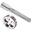 CoCud Tocca e Stampo Set, M12 x 0.5 Filettatura, Metrica Alta Velocità Acciaio Macchina Vite Rubinetto & Rotonda Matrice Utensile Kit - (per Riparazione), 1 set