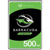 Seagate - Barracuda 500 GB, HDD, SATA, 6 Gb/s 5400 giri al minuto, 6,4 cm, 7 mm, 128 MB Cache BLK