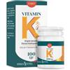ERBA VITA GROUP SpA Erba Vita Vitamin K2 100 Compresse - Integratore Alimentare per la Salute delle Ossa e Coagulazione del Sangue