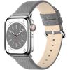 Fullmosa Compatibile per Cinturino Apple Watch 42mm 44mm 45mm, Cinturino Pelle Compatibile con Apple Watch Serie 8/7/6/SE/5/4/3/2/1, Cinturino di Ricambio per Iwatch Orologi Intelligenti