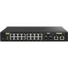 QNAP QSW-M2116P-2T2S switch di rete Gestito L2 2.5G Ethernet Supporto Power over (PoE) Nero [QSW-M2116P-2T2S]