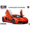 Aoshima 1/24 Kit Modellino Preverniciato 2011 Lamborghini Aventador Orange Pe...