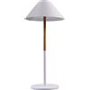 Wisdom Lampada da tavolo Led touch Nam Bianca 5W portatile a batteria ricaricabile USB Dimmerabile Wisdom