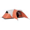 Outsunny Tenda da Campeggio 5-6 Posti con Portico, Impermeabile 3000mm con Borsa di Trasporto, Arancione|Aosom