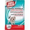 Simple Solution Pannolini per Cani USA e Getta per Cani di Sesso Femminile, Super Absorbent Leak-Proof Fit - Indicatore di umidità Confezione da 12
