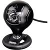HAMA Webcam per PC HD Spy Protect, HD 720p 16:9, USB+Jack 3,5mm, microfono integrato, 4 led, supporto a clip, protezioni lenti, nero