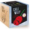 Feel Green Ecocube Chili Willy, The Most Pornographic Pepper, Idea Regalo sostenibile (100% Eco Friendly), Grow Your Own/Set di Coltivazione, Piante nel Dado di Legno, Made in Austria