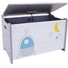 FUN HOUSE 713043 ESPACE - Cassetta per giocattoli, H.40 x L.58 x P.36 cm, per bambini, colore: Blu