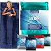 Silkini® - Sacco a pelo in seta 100% seta naturale, sacco a pelo in vera seta