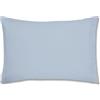 Bianca Cotton Soft Bianca Plain Dyed Cotton Percale Blue 200TC Housewife Pillowcases 50 x 80 cm (2)