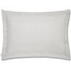 Bianca Cotton Soft Bianca Plain Dyed Cotton Percale Grey 200TC Oxford Pillowcase 50 x 80 cm