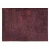 Eurofirany Tappeto Decorativo passatoia da Bagno, per Soggiorno, Camera da Letto, Cucina, Rettangolare, in Finta Pelliccia, Morbido, Rosso Bordeaux, 62 x 90 cm
