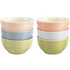 STAUB Ceramique Macaron - Set di ciotole per cereali, 400 ml, 6 pezzi