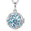EUDORA Harmony Ball Chiama Angeli Gravidanza Collana con Albero della Vita Collana Pendente Forma di Carillon Musicale per Donna Madre Bambino Gioielli Regalo Originale, 76 cm e 114 cm