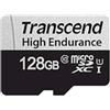 TRANSCEND MEMORY CARD 128GB microSD w/ adapter U1, High Endurance