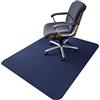 ACMOMO 90 x 120 cm - Tappetino per sedia da ufficio, versione migliorata, per scrivania, a pelo basso, per pavimenti in legno duro, sedia protettiva multiuso per la casa (Blu)