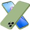 EASSGU Custodia per iPhone 11 Pro (5.8 Inches), Cover Morbida in Silicone TPU - Verde Matcha