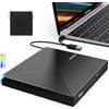 ORIGBELIE Masterizzatore DVD Esterno, Portatile USB 3.0 e Tipo C CD/DVD -/+RW Drive, Lettore CD Esterno per PC Portatile Laptop Desktop iMac MacBook Pro/Air Windows 11/10/8/7/XP Linux Mac OS