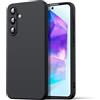 Byvuwiay Cover per Samsung Galaxy A55 5G, Morbida Silicone Liquida TPU Protettivo Ultra Slim Custodia Antiurto, Custodia Compatibile con Samsung Galaxy A55 5G - Nero