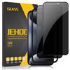JEHOO iPhone 15 Pro Max 6,7 Pollici Privacy Pellicola Protettiva per, [2 Pezzi] Completa Vetro Temperato Anti-spia con Cornice di Allineamento Facile Installazione Anti Spy Durezza 9H