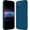 RankOne Custodia per OnePlus Nord CE 2 5G (6.43 Inches) Cover Morbida in Silicone TPU - Blu zaffiro