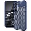 RankOne Custodia in Silicone Ultra per Samsung Galaxy S23 (6.1 Inches), Cover Morbida Resistente Agli Urti - Blu