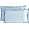 Baldiflex - Federe Cuscino 100% Cotone Percalle, 50x80 cm, Celeste