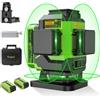 Does not apply Huepar 360 Livello Laser Autolivellante a Raggio Verde 3D Livello Laser 12 Linee