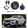 D'ANGELO 1988 Kit Ruotino di Scorta 18 compatibile con Mercedes GLC (No AMG) con Cric, Chiave, Guanti e Sacca 155/85R18