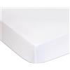 Easy Dort Set di 2 protezioni per materasso, alesi, 40 x 90 cm, per lettino e culla, 40 x 90 cm, impermeabile, bianco, spugna di cotone + PU, certificato Oeko-Tex, prodotto in Europa