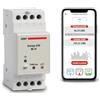 VEMER VE794600 ENERGY WIFI - Contatore Energia Elettrica WiFi per Sistemi Monofase, Misuratore Consumo Elettrico con APP, Installazione su Barra DIN, Bianco