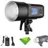 Godox AD600Pro 600Ws TTL Outdoor Flash 2.4G 1/8000s 2600mAh Batteria 360 Flash a piena potenza,0.01-0.9s Recycle Compatibile con Canon Nikon Sony FUJIFILM Olympus Panasonic Strobe Light