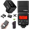 Godox V350C Flash+X3-C Trigger per Canon 1/8000s HSS 2.4G GN36 500 flash a piena potenza 0,1s-1,7s Tempo di riciclo TTL Lampeggiatore per Canon 6D 80D 77D 70D 60D 50D 40D 30D 800D 750D/760D 700D 650D