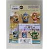 Re-Ment Miniature PEANUTS Snoopy's LIFE in a BOTTLE Set Completo SCATOLA 6 Co...