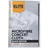 ELITE MUSICAL INSTRUMENT CARE Elite MIC Panno in microfibra per la pulizia degli strumenti musicali. Edizione speciale da palcoscenico Black Edition