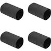 LT Easiyl Confezione da 4 protezioni elastiche per microfono compatibili con registratori Sony TX650/TX660 per discorsi, matrimoni, interviste, video, colore nero