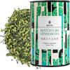 Moya Matcha Tè Verde Biologico Iri - Genmaicha | 60g Sencha con Riso y Matcha | Il Miglior Tè di Qualità dal Giappone | Cordiale per Vegani e Vegetariani | Ideale per un regalo