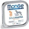 Generico Scatolette Monge cibo umido per cani - 24 vaschette da 150 grammi l'una. CONFEZIONE RISPARMIO (Anatra)