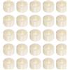 YOKIVE 100pz Distanziatore Rondella, ABS Rotondo Dritto Distanziatore per M8 Viti | Prevenzione Giunto Deformazione, Ottimo per Robot, Drone (Beige, ID 8,2mm OD 14mm L 8mm)