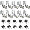SENENQU SENENQU 10 PZ - Serrature per Armadietti Metallici 30mm con Chiave - Serratura Per Mobili Serraturas Cassette Postali, Armadi Spogliatoio
