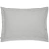 Bianca Cotton Soft Bianca Plain Dyed Cotton Percale Dark Grey 200TC Oxford Pillowcase 50 x 80 cm