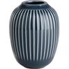 HAK Kähler Vaso Kähler h10,5 cm Hammershøi design danese per fiori fatto a mano, grigio
