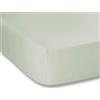Bianca Plain Dyed Cotton Percale Green 200TC Fitted sheet 90 x 200 cm