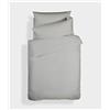 Bianca Cotton Soft Bianca Plain Dyed Cotton Percale Grey 200TC Flat Sheet 180 x 280 cm