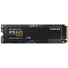 Samsung Memorie MZ-V7E2T0 970 EVO SSD Interno da 2 TB, Pcle NVMe M.2