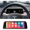 Ponskoy Head Up Display per Tesla Model 3 Y, Wireless Carplay Android Auto per Tesla Model 3 Y, Ultra Sottile 9.66 IPS Touch Digitale Smart Dashboard Velocità Strumento Schermo per Tesla Model 3 Y