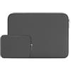 RAINYEAR make life easier RAINYEAR 15,6 Pollici Custodia Protettiva per Laptop PC Computer Portatili Sleeve Caso Borsa da Trasporto con Piccola Borsa Aggiuntiva,Compatibile con 15,6 Chromebook Ultrabook Notebook,Grigio